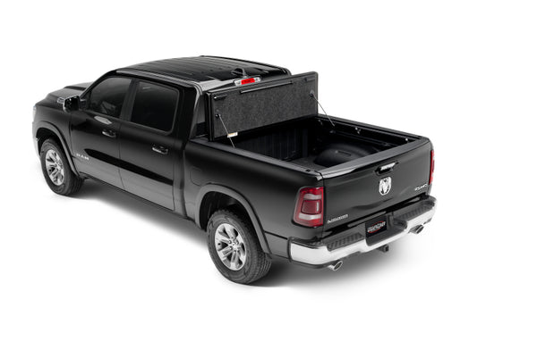 Hard Folding Tonneau Cover for Ram 1500 – Ultra Flex 19–25 5ft 7in Matte Black ABS (No RamBox, No Multifunction Tailgate)