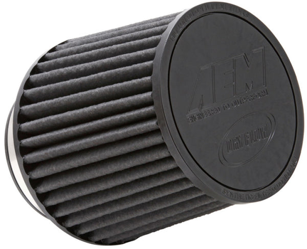 AEM Brute Force Dryflow Conical Air Filter - 6" Base OD, 5.125" Top OD, 5.25" Height (Universal)