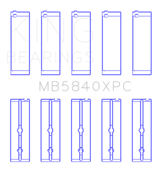 King Engine Bearings Chrysler 300 Srt8 Main Bearing Set