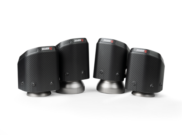 Akrapovic Hexagonal Carbon Fibre Tail Pipe Tips Set for 2024+ BMW M5 (G90/G99)