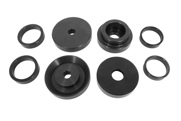 BMR Rear Cradle Lockout Bushing Kit for 2008-2018 Challenger - Black Anodized