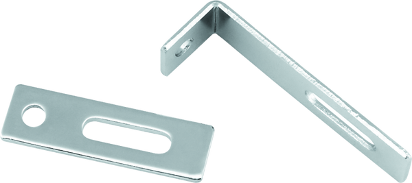 Bikers Choice Universal Chrome Exhaust Support Bracket 7/8" x 3"