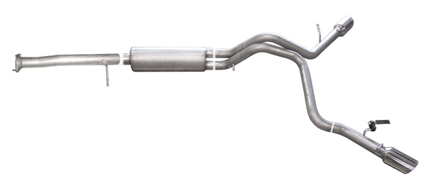 Gibson Cat-Back Dual Extreme Exhaust for 07-10 Cadillac Escalade ESV 6.2L - 2.5in Aluminized