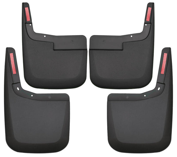 Husky Liners Mud Guards for 2015-2017 Ford F-150 (No Fender Flares) - Front & Rear - Black
