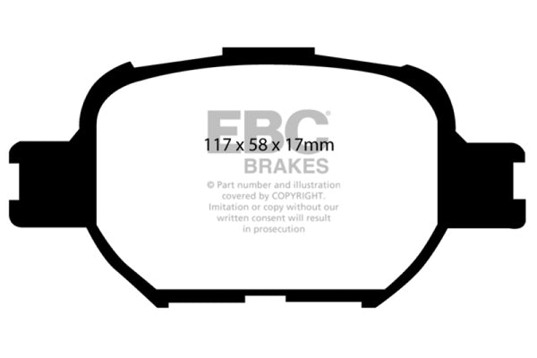 EBC Yellowstuff Front Brake Pads for 2004-2010 Scion TC 2.4
