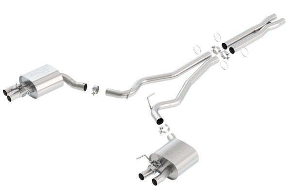 Borla Cat-Back Exhaust System for 2015-2016 Ford Mustang Shelby GT350 5.2L ATAK