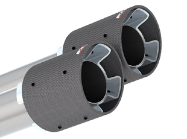 Borla Carbon Fiber Tip Kit for 2018-2021 Kia Stinger 2.0L/3.3L AT RWD/AWD