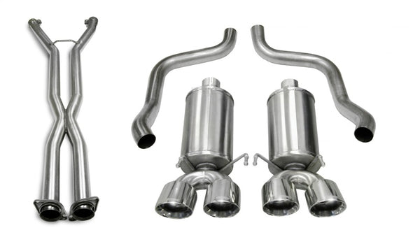 CORSA Performance Axle-Back Xtreme Exhaust for 2006-2008 Chevrolet Corvette Base