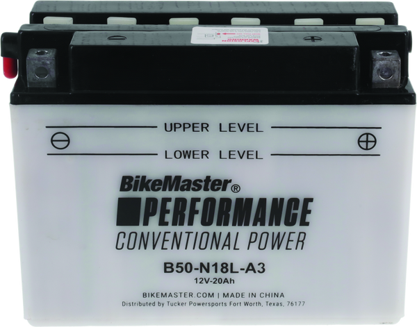 BikeMaster B50-N18L-A3 Motorcycle Battery Honda GL1500 Gold Wing (19881990)
