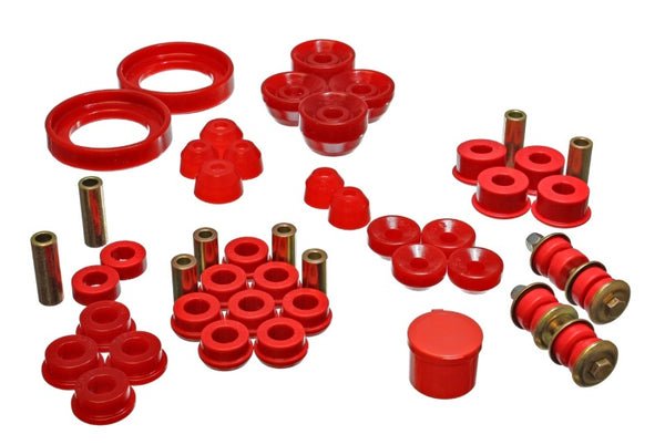 Energy Suspension Hyper-Flex Master Bushing Set for 94-97 Honda Accord/Odyssey - Red