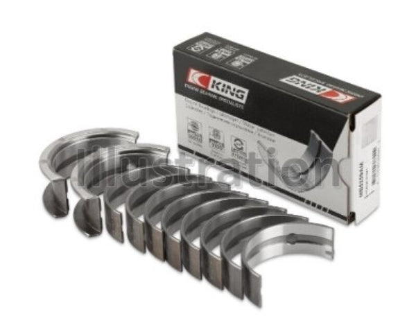 King Engine Bearings Chrysler 148/148 Turbo DOHC 16V/Jeep 148 DOHC 16V Main Bearing Set - Size STD