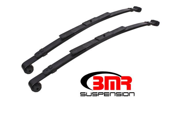 BMR 67-69 1st Gen F-Body Rear Lowering Leaf Springs - 2in Drop, Black