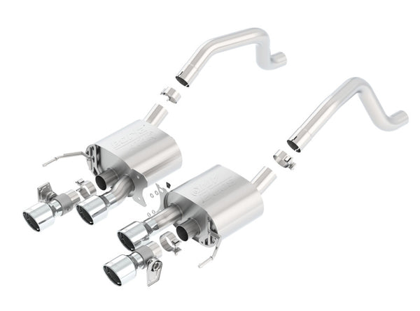 Borla Cat-Back Exhaust for 2015 Chevrolet Corvette C7 Z06 6.2L w/o AFM NPP ATAK Quad Tips