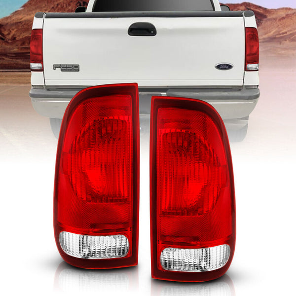 ANZO Tail Light OE Replacement Red/Clear Lens for Ford F-150 19972003