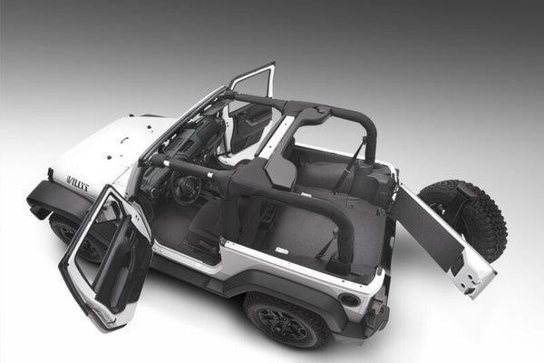 Husky Liners 11-17 Jeep Wrangler JK 2dr (Incl. Heat Shields) Guardian Impact Jeep Liner