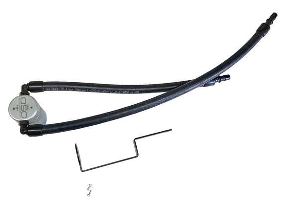 J&L Jeep Grand Cherokee 5.7L Passenger Side Oil Separator - Clear Anodized