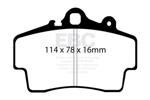 EBC Bluestuff Front Brake Pads for 1997-1999 Porsche Boxster