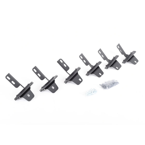 Go Rhino Mounting Brackets for 21-22 Ford Bronco 4DR (Excl. Sport) V-Series V3/RB10/RB20 - Tex. Black