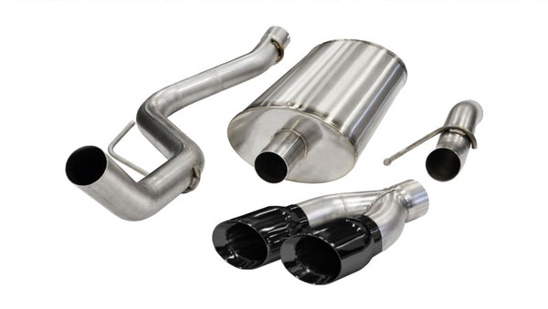 CORSA Performance Cat-Back Exhaust for 2011-2014 Ford F-150 Raptor 6.2L V8 - Black Sport