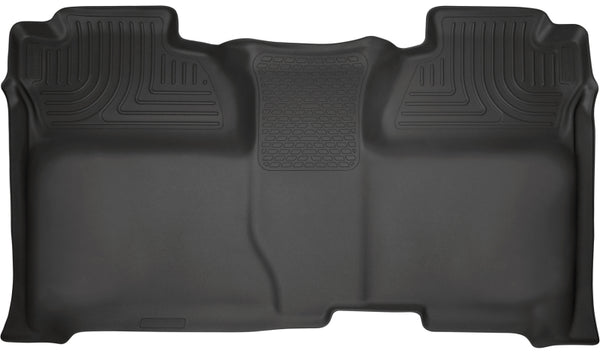 Husky Liners WeatherBeater 2nd Seat Floor Liners for 2014 Chevrolet Silverado 1500/GMC Sierra 1500 - Black