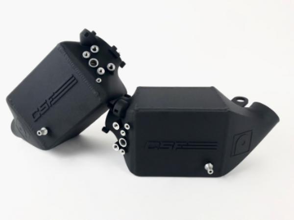 CSF Twin Charge-Air-Cooler Set for 2012-2016 BMW M5 (F10) & 2012-2018 BMW M6 (F06/F12/F13) - Crinkle Black