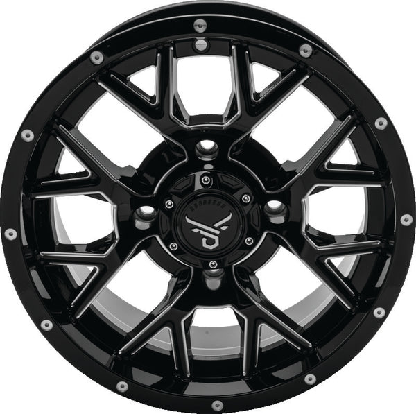 QuadBoss Barbwire 14X7 - 5+2 - 4/110 - Milled