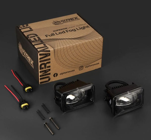 AlphaRex Dual Color LED Projector Fog Lights for Ford F-150 (2015-2020) & Super Duty (2017-2022)