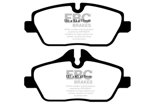 EBC Ultimax2 Front Brake Pads for 14+ BMW i3 Electric