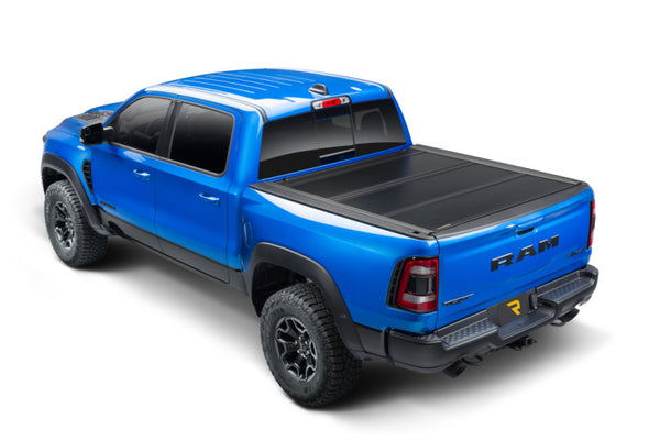 Hard Folding Tonneau Cover for Ram 1500 – Ultra Flex 19–25 5ft 7in Matte Black ABS (Multifunction Tailgate, No RamBox)