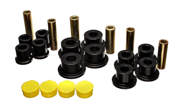 Energy Suspension Rear Leaf Spring Bushing Set for 02-05 Dodge Ram 1500 2WD - Black
