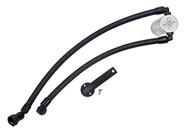 J&L Ram TRX 2021-2024 6.2L Supercharged Passenger Side Oil Separator - Clear Anodized