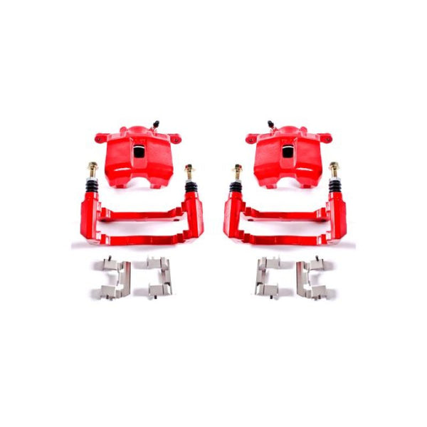 Power Stop 01-03 Acura CL Front Red Calipers w/Brackets - Pair