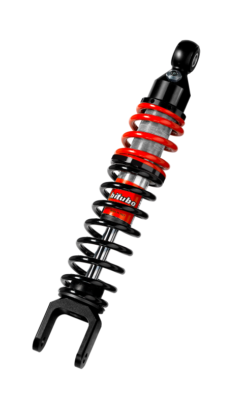 Bitubo YXB0 Adjustable Rear Monoshock with Spring Preload - Red & Black Springs
