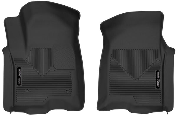 Husky Liners X-Act Contour Front Black Floor Mats for 19-23 Chevy Silverado 1500 Crew/Double Cab