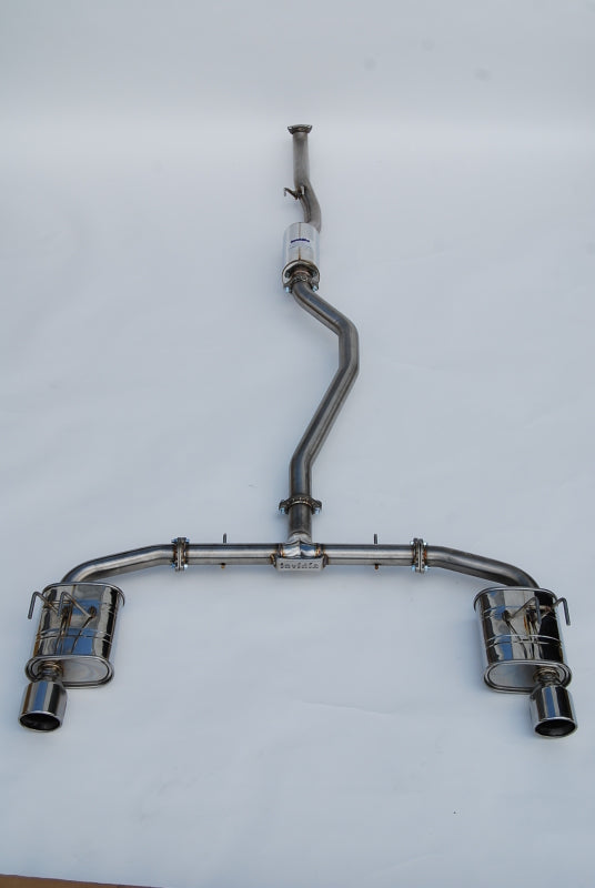 Invidia Q300 Cat Back Exhaust for 2022+ Honda Civic Si (1.5T) - 70mm, Rolled SS Tips