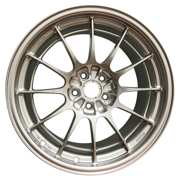 Enkei NT03+M 18x9.5 F1 Silver Wheel - 5x108, 40mm Offset, 72.6mm Bore