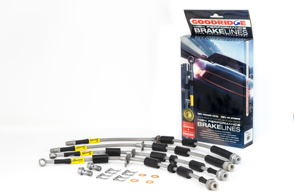 Goodridge Stainless Steel Brake Line Kit for 2014-2019 Ford Fiesta ST