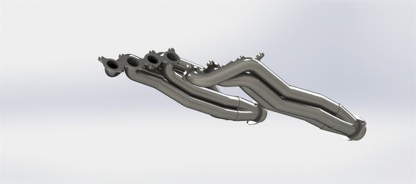 Kooks Headers 2022+ Ford F-150 Raptor R 5.2L 4V. 2in Header and H.O. Green Catted Conn.