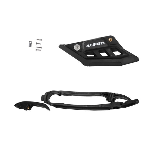 Acerbis Chain Guide & Slider Kit Black for KTM 2023+ SX/SXF/XC/XCF/EXC-F/XC-W/XCF-W & 2024+ GasGas