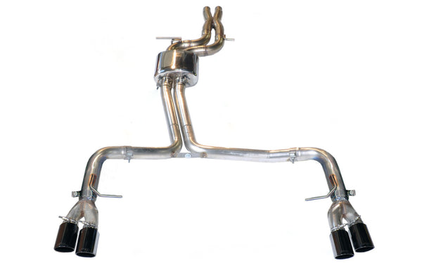 AWE Tuning Track Edition Catback Exhaust Audi B8.5 S5 3.0T 102mm Diamond Black Tips