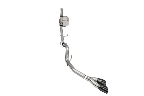 Corsa 2021-2025 Ford F-150 SuperCab/6.5in Bed 5.0L V8 Xtreme Cat-Back Single Side Exit-Black PVD