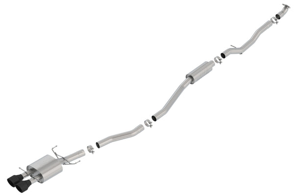 Borla Catback Exhaust S-TYPE for 2017-2019 Honda Civic SI Sedan 1.5L Turbo MT FWD