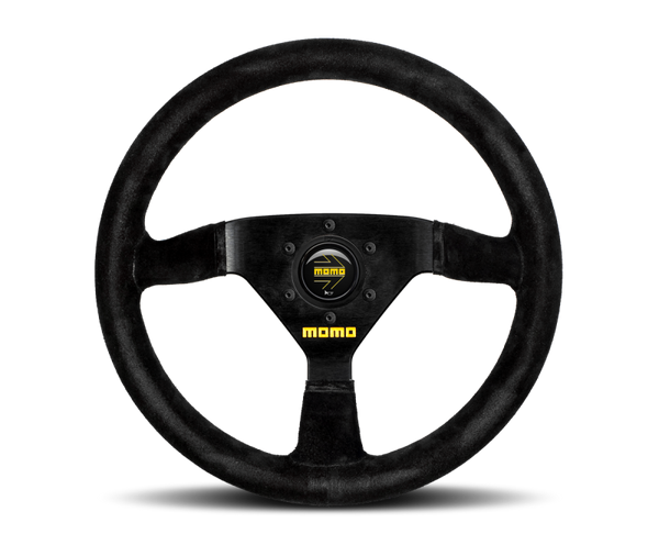 Momo MOD69 Steering Wheel 350 mm - Black Suede/Black Spokes