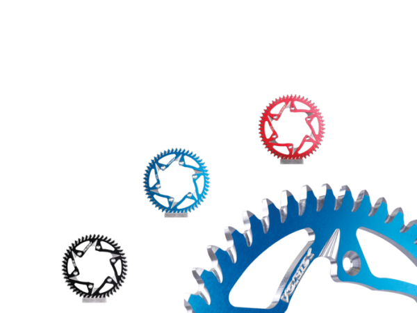 Vortex Racing Steel Rear Sprocket 520 49 Tooth- Black