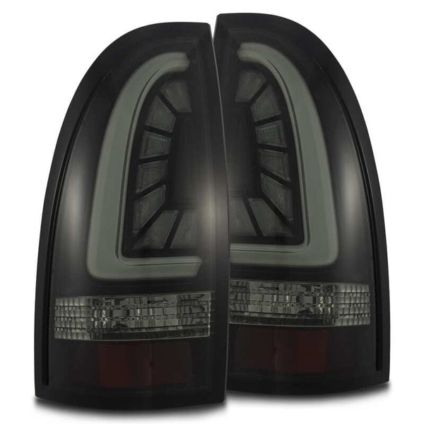 AlphaRex PRO-Series LED Tail Lights for 20052015 Toyota Tacoma (Jet Black)