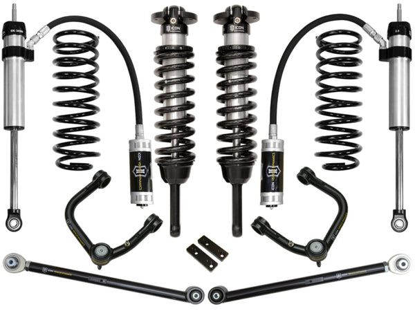 ICON 03-09 Toyota 4Runner/FJ Stage 4 Suspension System with Tubular UCA - 0-3.5in Lift