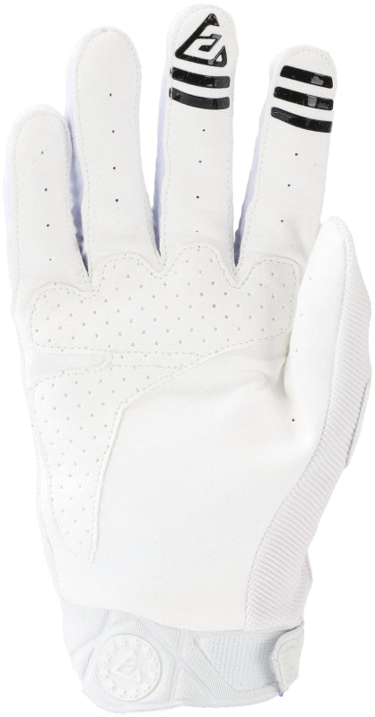 Answer 25 Peak Riding Gloves - Medium (White/Black)