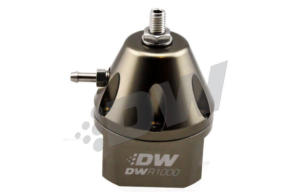 DeatschWerks DWR1000 Adjustable Fuel Pressure Regulator - Titanium Finish