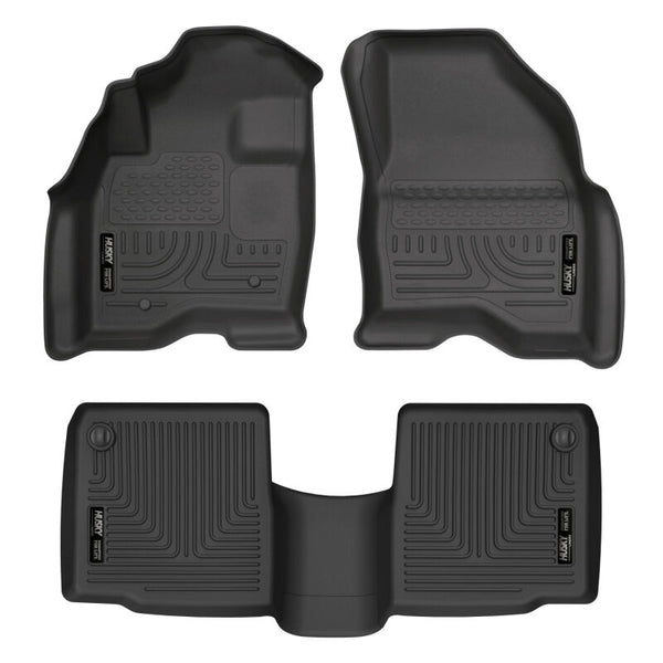 Husky Liners WeatherBeater Combo Black Floor Liners for 2011-2012 Ford Explorer