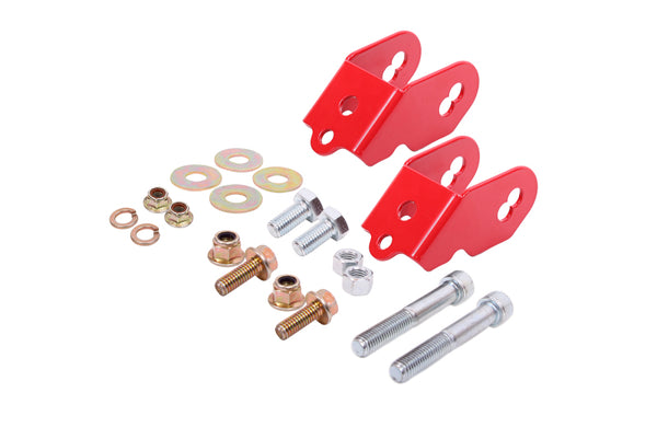 BMR Suspension Rear Camber Adjustment Lockout Kit for 15-18 Ford Mustang S550 - Red